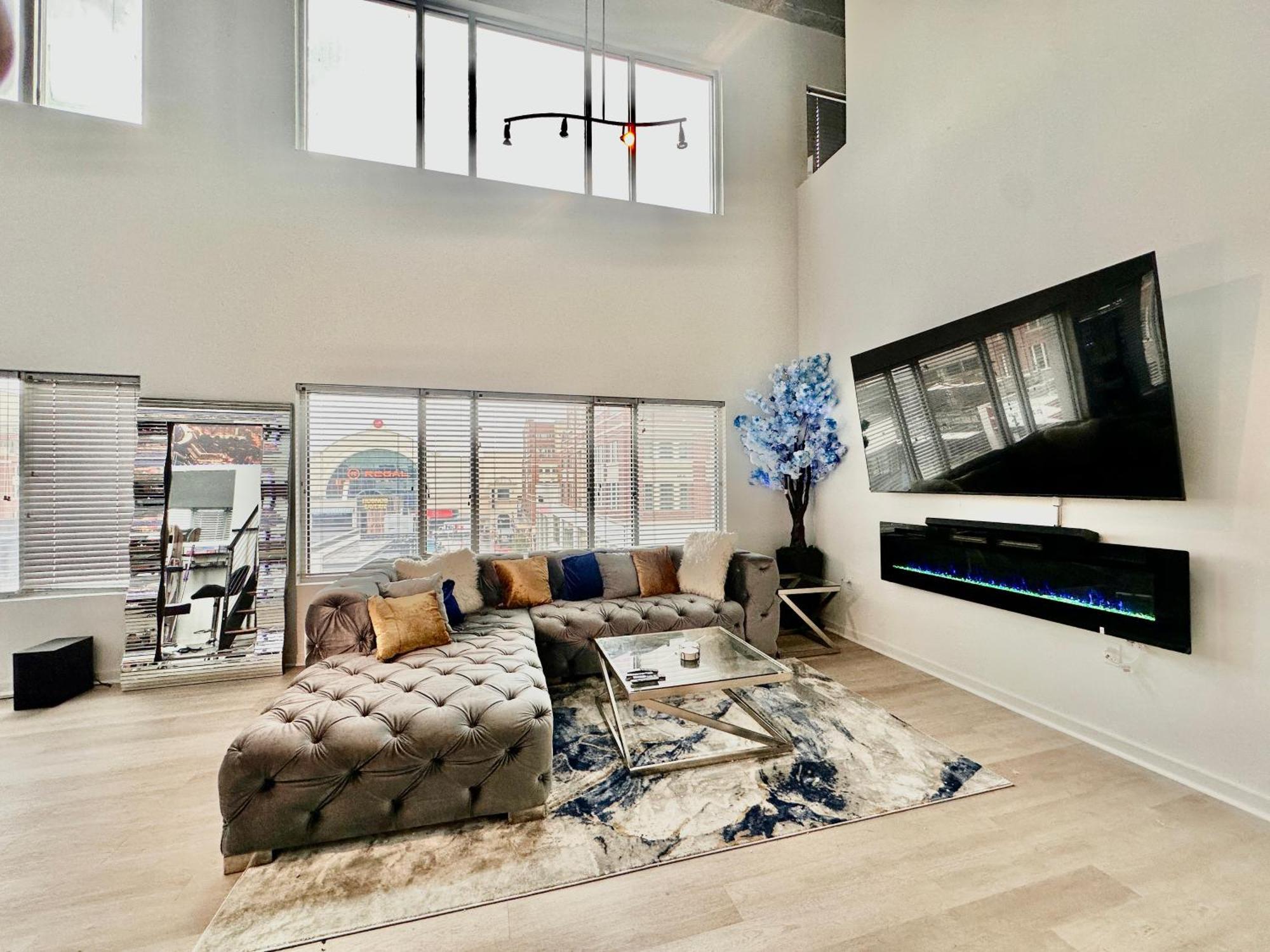 애틀랜타 Grand 3Br Loft In Atlantic Station 아파트 외부 사진